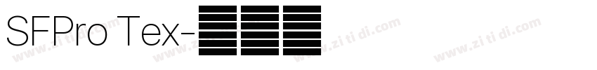 SFPro Tex字体转换